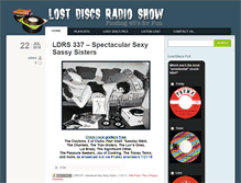 Tablet Screenshot of lostdiscsradio.com